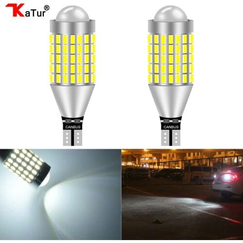 2pcs Auto Led Reverse Lamp Bulbs T15 T16 W16W Led 3014 87-EX CANBUS No OBC Error W16W Car LED Back-up Light 12V 24V Xenon White