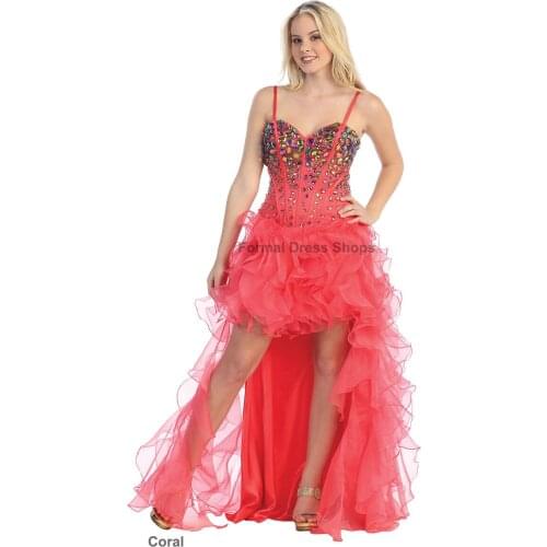 Free shipping new 2018 vestido de festa special organza ruffles sexy women summer crystal party gown prom bridesmaid dresses