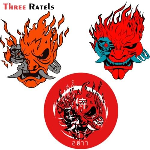 F542 Cool Monster Demon Cool Car Stickers Vinyl Auto Decal Waterproof For Dodge Challenger Accessories