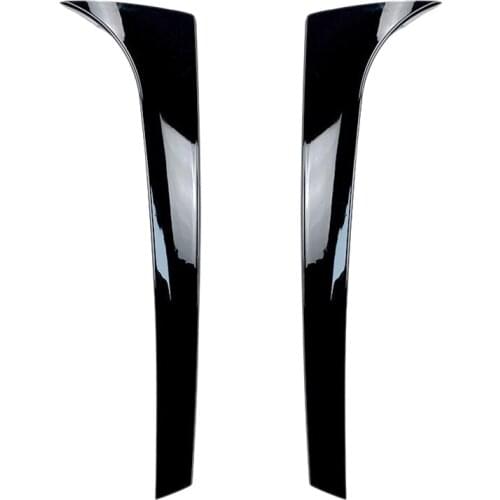 Glossy Black Rear Window Side Splitter Spoilers Canards for Skoda KAROQ