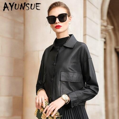 Real Leather Jacket Sheepskin Coat Women Clothes 2020 Korean Genuine Leather Coat Spring Autumn Coat Women ED6009-30852 YY2390