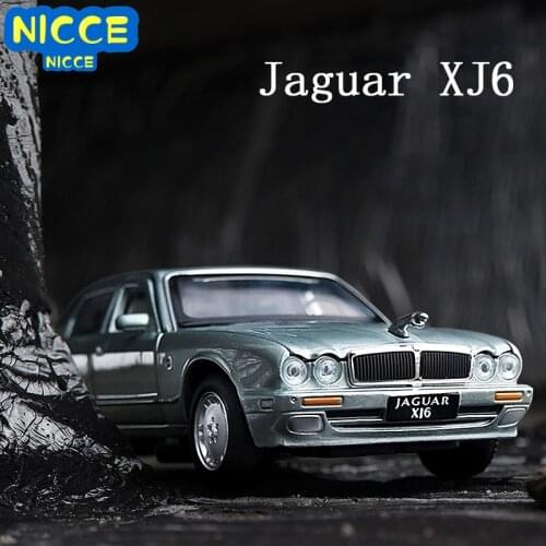 Nicce 1:32 Jaguar XJ6 Car Model Alloy Car Die-cast Toy Car Model Sound and Light Childrens Toy Collectibles Free Shipping