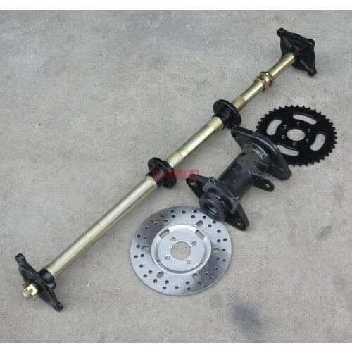Modified Four-Wheel Kart Hanging ATV ATV Parts Rear Axle Rear Axle Flange Assembly 81cm Rear Axle