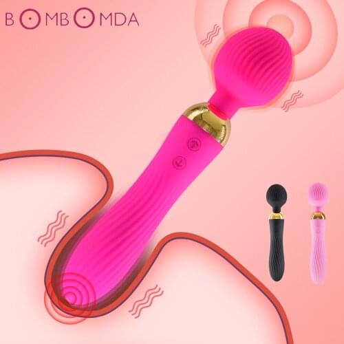 Powerful AV Vibrator Magic Wand Massager Vibrator Waterproof Dildo Vibrator G Spot Clitoris Stimulator Adult Sex Toys for Woman