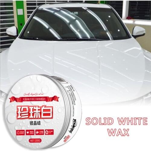 New Car Senior White Wax Care Paint Waterproof Care Scratch Repair Car Styling Crystal Hard Car Wax Polish Scratch Remove Hot