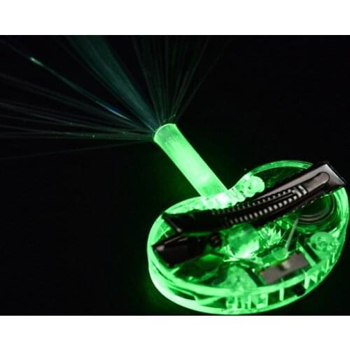 Colorful LED Glowing Flash Wigs Hair Braided Clip Hairpin Show New Year Party Christmas Decor Supplies B99