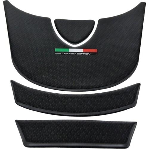 Suitable for Ducati Multistrada 1200 2011 2012 2013 2014 Motorcycle Fuel Tank 3D Protective Sticker Carbon Fiber Pattern Sticker
