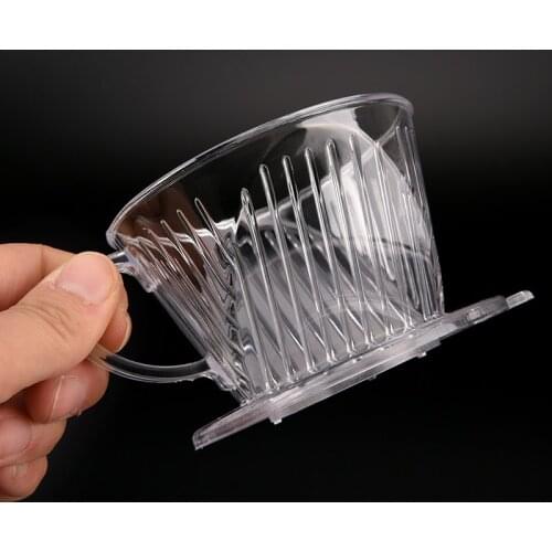 PP Resin Coffee Filter Cup Drip Coffee bowls manually follicular Filters Coffee Tea Tools 1pc