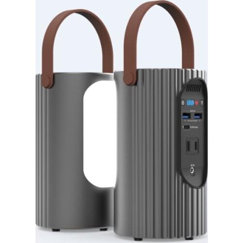 S8C Portable solar power station with 88.8WH 24000mAh lithium battery 80W AC output MAX 120W