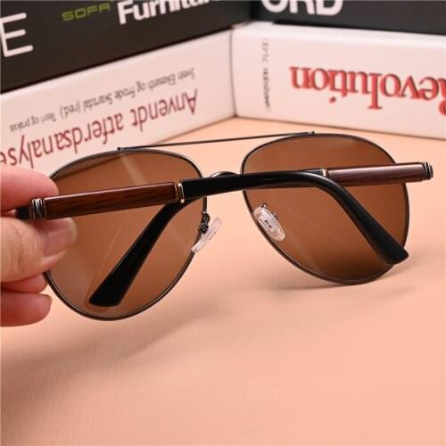 Vazrobe Stone Sunglasses Male Women Oversized Brown Sun Glasses for Men Pilot Shades Anti Reflection Scratch Anti-eye-dry