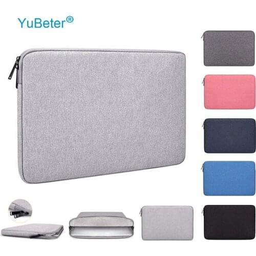 YuBeter Laptop Bag Waterproof Tablet Sleeve 15.6 for Apple Ipad Macbook Air Pro Notebook 11 12 13.3 14 15 Inch PC Case Briefcase