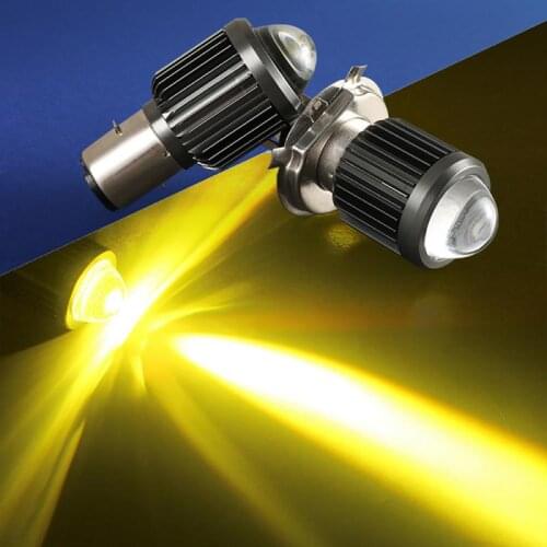 10000Lm H4 LED Moto H6 BA20D LED Motorcycle Headlight Bulbs White Yellow Hi Lo Lamp Scooter Accessories Fog Lights 9-80V