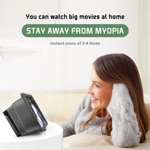 Telescopic Mobile Phone Video Screen Magnifier Eyesight Universal Adjustable HD Viewing Mobile Phone Screen Magnifier