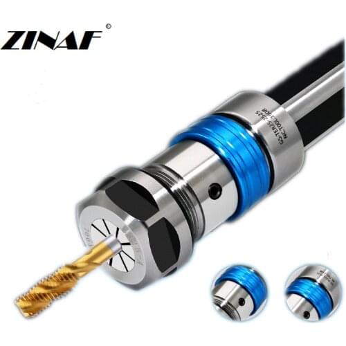 Telescopic tap chuck TER20 TER25 ER20 ER25 D20 25 Floating tap chuck for CNC lathe tap overload protection Torque Tapping holder