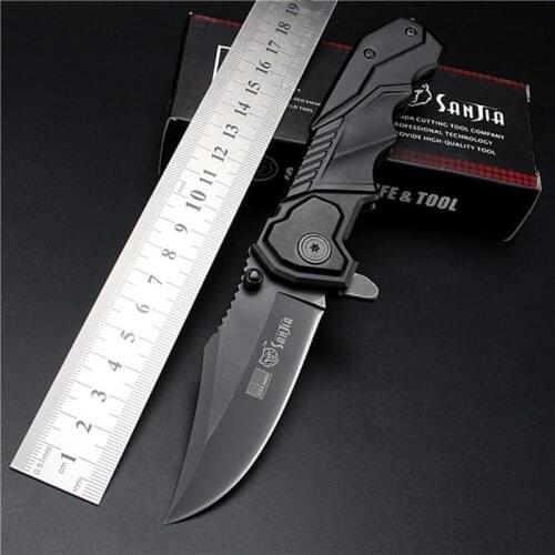 Outdoor Swiss Knife High Hardness Folding Knife Camping Hunting Tactical Knife Pocket Survival Knife with Life-saving Hammer