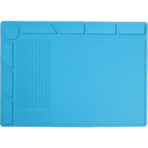 1Pc 35x25cm Heat Insulation Silicone Mat High Temperature Maintenance BGA Workbench