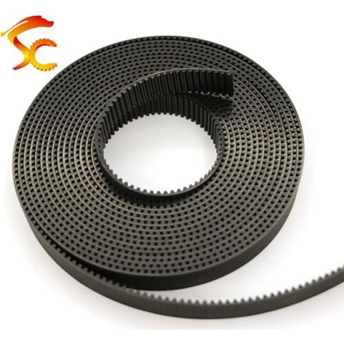 10Meters/lot HTD 3M 10mm timing belt Width 10mm Polyurethane with steel Wire Color Black Open Belt 3M-10 for Laser Engraving CNC