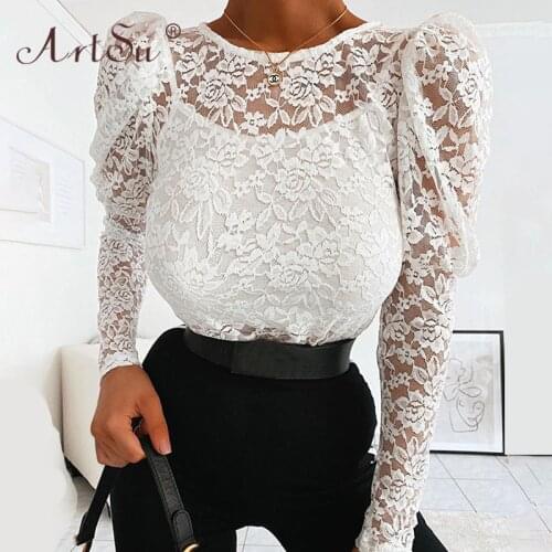 ArtSu Women's Transparent Shirts