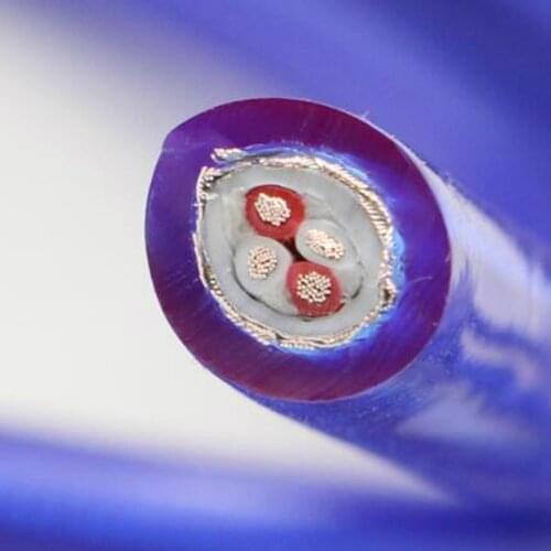 Free shipping SP-7001AG silver audio interconnect DIY rca cable per meter audio cables