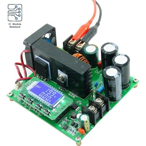 BST900W 900W DC-DC Boost Converter LCD Display Step Up Power Supply Module 8-60V to 10-120V Voltage Transformer Module Regulator