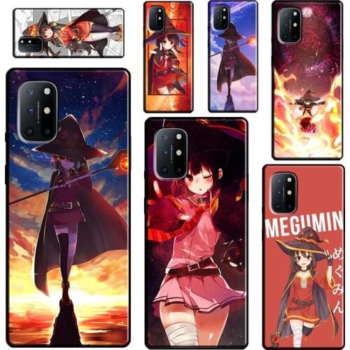 Megumin Konosuba Anime For OnePlus 9 Pro 8 Pro Nord 8T 9R Case Cover For Realme 8 Pro 6 7 Q3 Pro GT C21 C11 C3