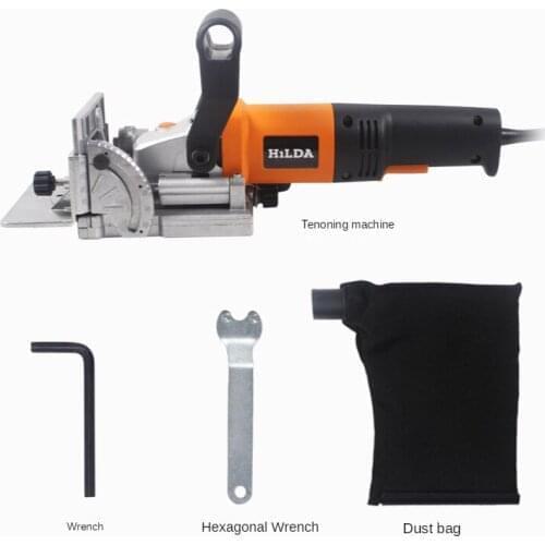 230V 760W Woodworking Tenoning Machine Wood Biscuit Joiner Wooden Slotting Machine For Docking Board