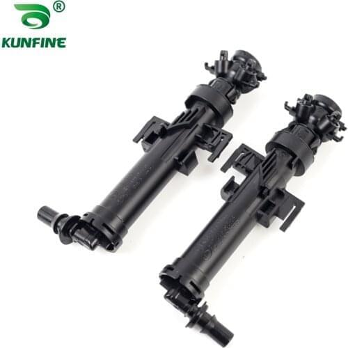 Car Headlight Washer Nozzle Car Headlamp Cleaning Jet for Skoda 2018-2020 OEM No. 5E0 955 965E 5E0955965E 5E0 955 966E 5E0955966