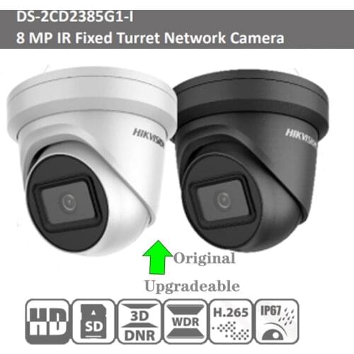 Hikvision 8MP IP Camera DS-2CD2385G1-I 4K Dome Camera H.265+ POE Darkfighter 4K security Camera