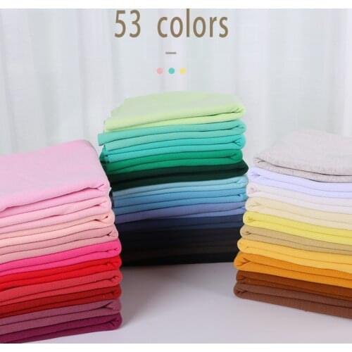 Summer pure cotton elastic knitted threaded fabric DIY sewing by hand 1x1 rib clothing neckline cuff trousers waist trousers leg