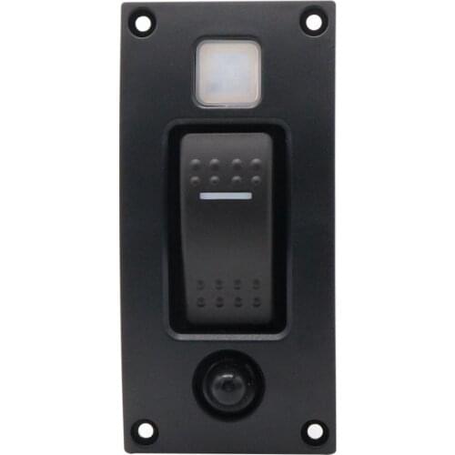 Red LED Rocker Switch 12V 24V SPST On-Off Waterproof with LED Light for Car Boat Marine