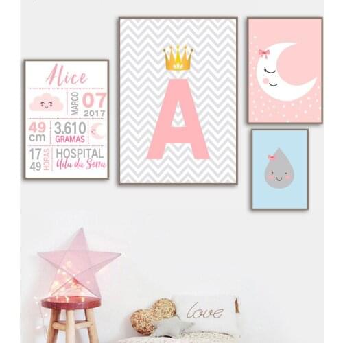 Cartoon Pink Custom Personalised Poster Wall Pictures 5D DIY Diamond Painting Home Decor Cross Stitch Kits Diamond Embroidery