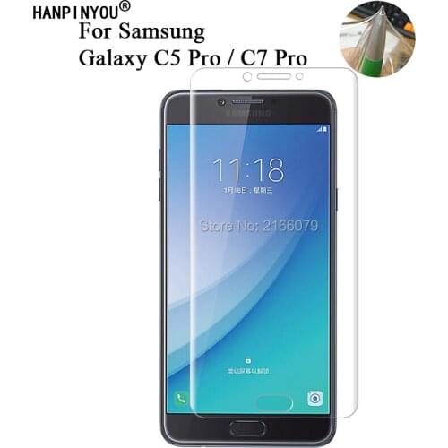 For Samsung Galaxy C7 Pro C7010 / C5 Pro C5Pro C5010 Soft TPU Front Full Cover Screen Protector Transparent Protective Film