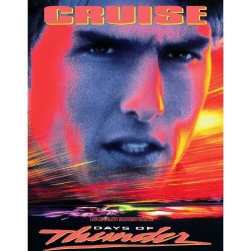 Tom Cruise Days of Thunder Movie Art Film Print Silk Poster Home Wall Decor 24x36inch