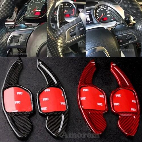 Paddle Shift For Skoda Octavia A5 MK2 1Z RS VRS RS Combi Scout 2010 2011 2012 Steering Wheel Car Accessories Sticker Extension