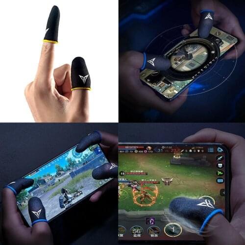 1 Pair Breathable Beehive Sweat-proof Professional For Pubg Game Gaming Sleeve Finger Phone Screen Mobile Touch Gloves Thum G9R7