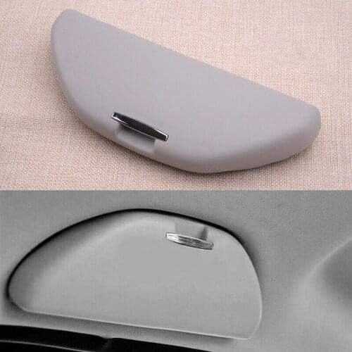 Car Glasses Holder Pearl Sunglasses Protective Box Grey For-Polo Golf Bora Touaran 1J0857465
