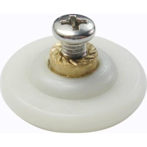 Free shipping 28mm nylon shower room pulley glass sliding door roller hanging round wheel household hardware part furniture