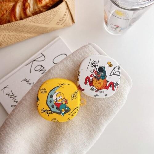 Cartoon Astronaut Headset case For Baseus WM01 TWS Bluetooth Earphone Headphones case Silicone Protection Case For Baseus WM01