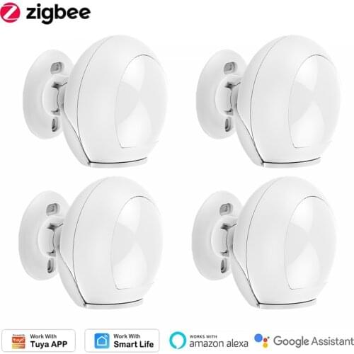 ZigBee 3.0 PIR Sensor Body Motion Detector History Records Alarm Push for Tuya Smart Life Automation Work with Alexa Google Home