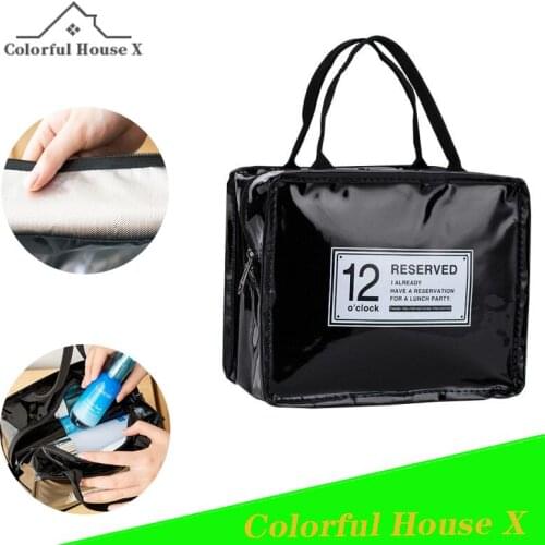 Travel Cosmetic Bag PU Waterproof Cosmetic Wash Bag Lovely Lady Large Capacity Portable Handbag Zip Packages Household Products