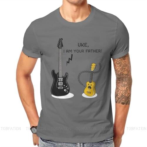 Music Art 100% Cotton TShirts Uke I Am Your Father Print Mens T Shirt New Trend Tops Size S-6XL