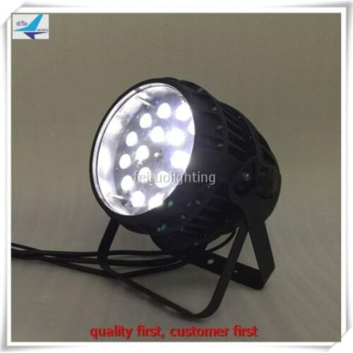 E-4pcs Motorized zoom 18x18w rgbwa+uv 6 in1 outdoor led par zoom IP65 Led zoom par can light