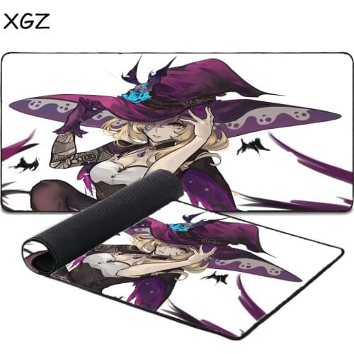 XGZ mouse pad genshin impact alfombrillas de raton xxl rubber pc gamer completo desk mat black and white mousepad kawaii mats