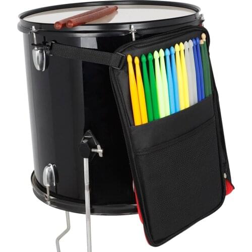 Shoulder Drum Stick Bag Padded Multifunctional Drumstick Bag Beater Mallet Brush Drum Stick Storage Shoulder Case Holder Pouch