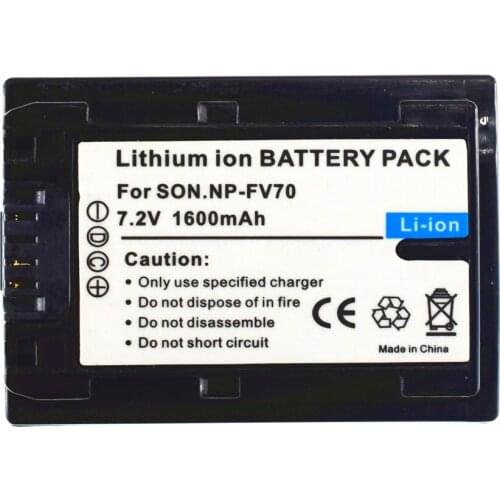 NP-FV70 Battery for Sony FDR-AX700, PXW-Z90V, HXR-NX80, HDR-CX675B, CX560, CX900, PJ540, PJ670B, PJ810, FDR-AX33, AX53, AX100