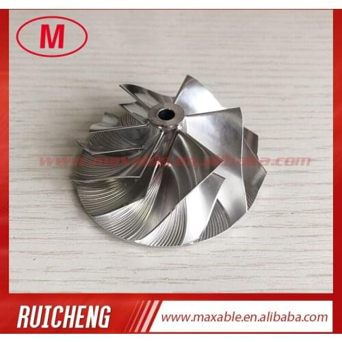 TD04HL reverse 6+6 blades 47.10/63.40mm turbo billet/milling/aluminum 2618 compressor wheel