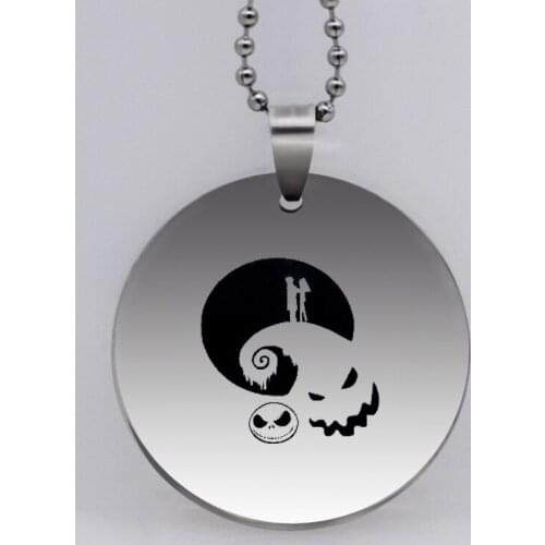 Ufine Christmas gift for dad jewelry glass mustache best father pendant army card stainless steel custom necklace N4593