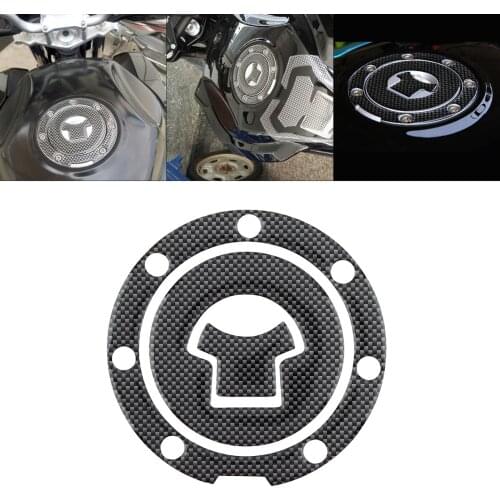 Universal Rubber 115mm Black Circular Motorcycle Motorbike Fuel Tank Protector Sticker for Honda Suzuki Kawasaki Yamaha