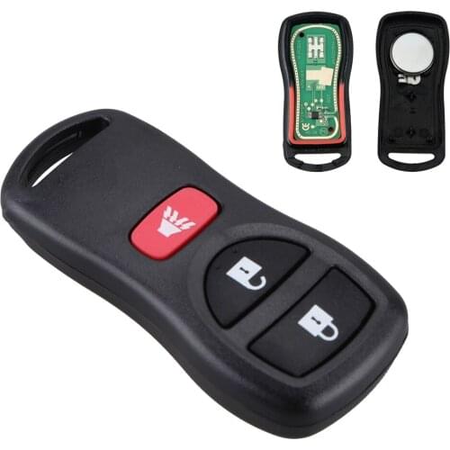 315MHz 3 Buttons Car Keyless Entry Remote Key Fob KBRASTU15 for Infiniti Nissan Frontier Murano Armada Pathfinder 2002-2008