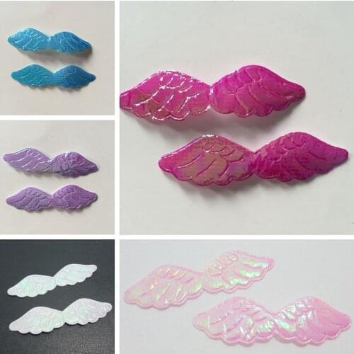 50PCS AB pretty Angel wings Appliques /diy decoration craft A12